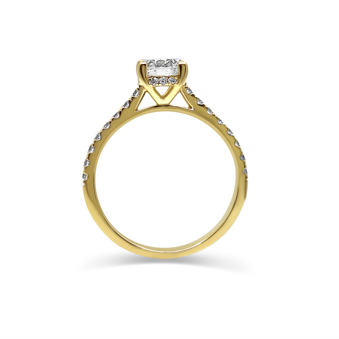 Yellow Gold & Ethical Diamond Ring 1.50ct