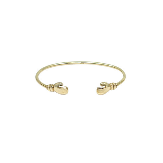 9ct Yellow Gold Baby Boxing Glove Bangle