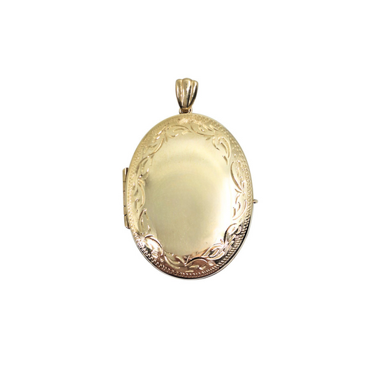 9ct Yellow Gold Oval Family Locket