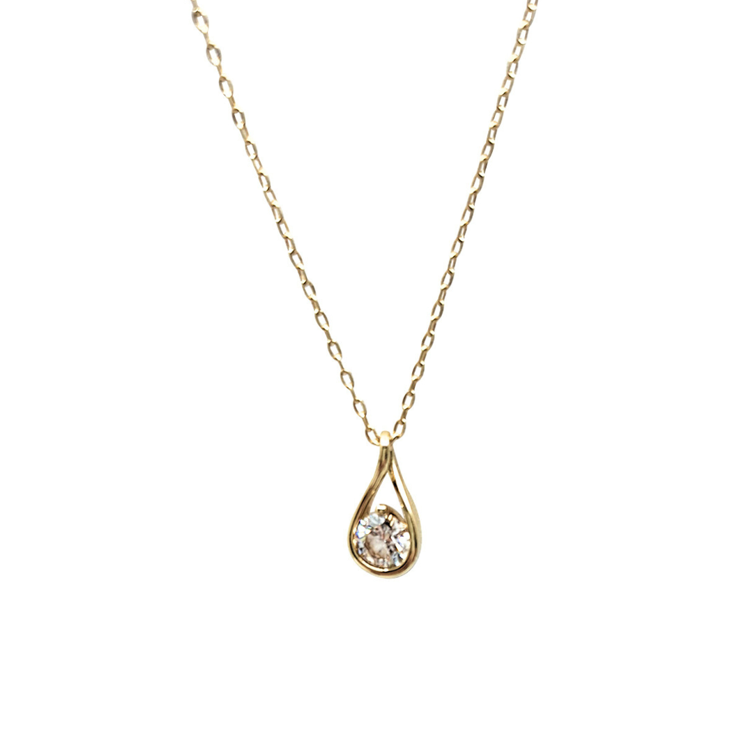 14ct Yellow Gold Diamond Pandora Pendant