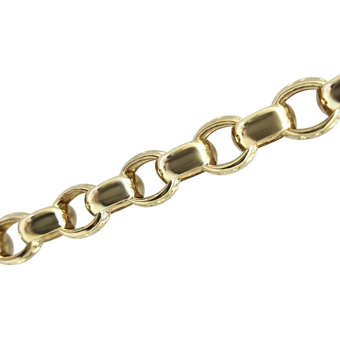 9ct Yellow Gold Heavy Belcher Chain