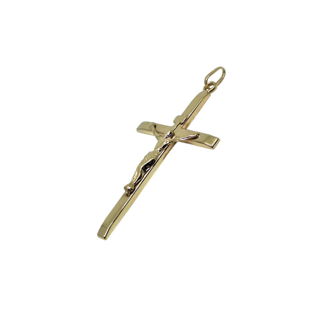 9ct Yellow Gold Crucifix Cross