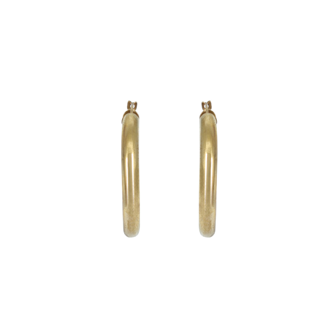 9ct Yellow Gold Hoop Earrings