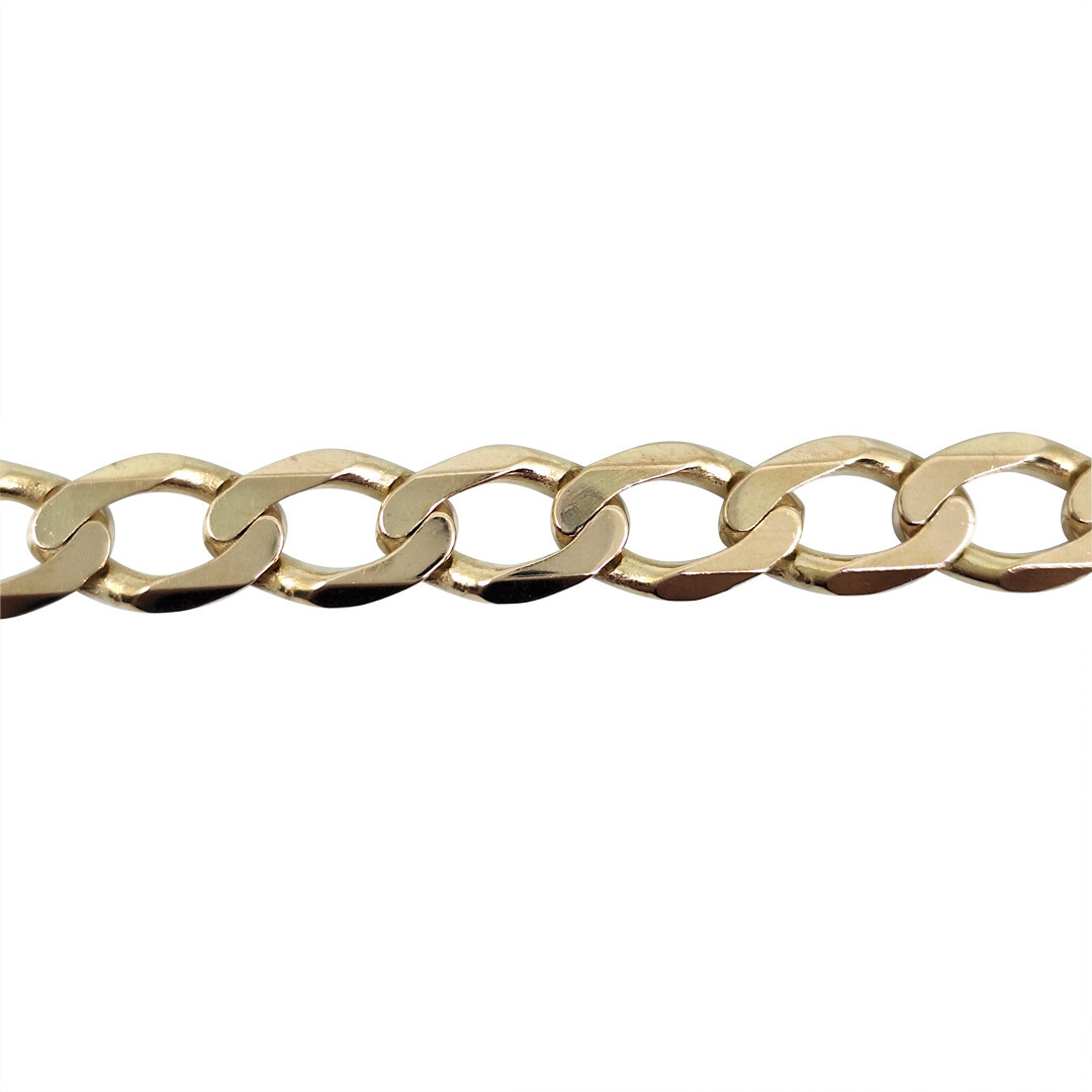 9ct Yellow Gold Curb Bracelet