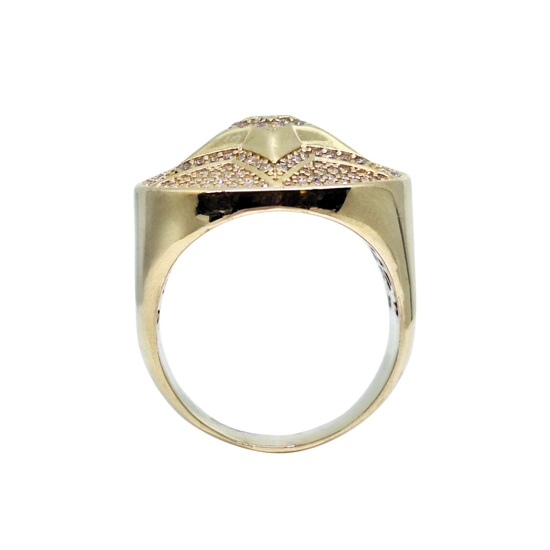 9ct Gold & CZ Star Ring