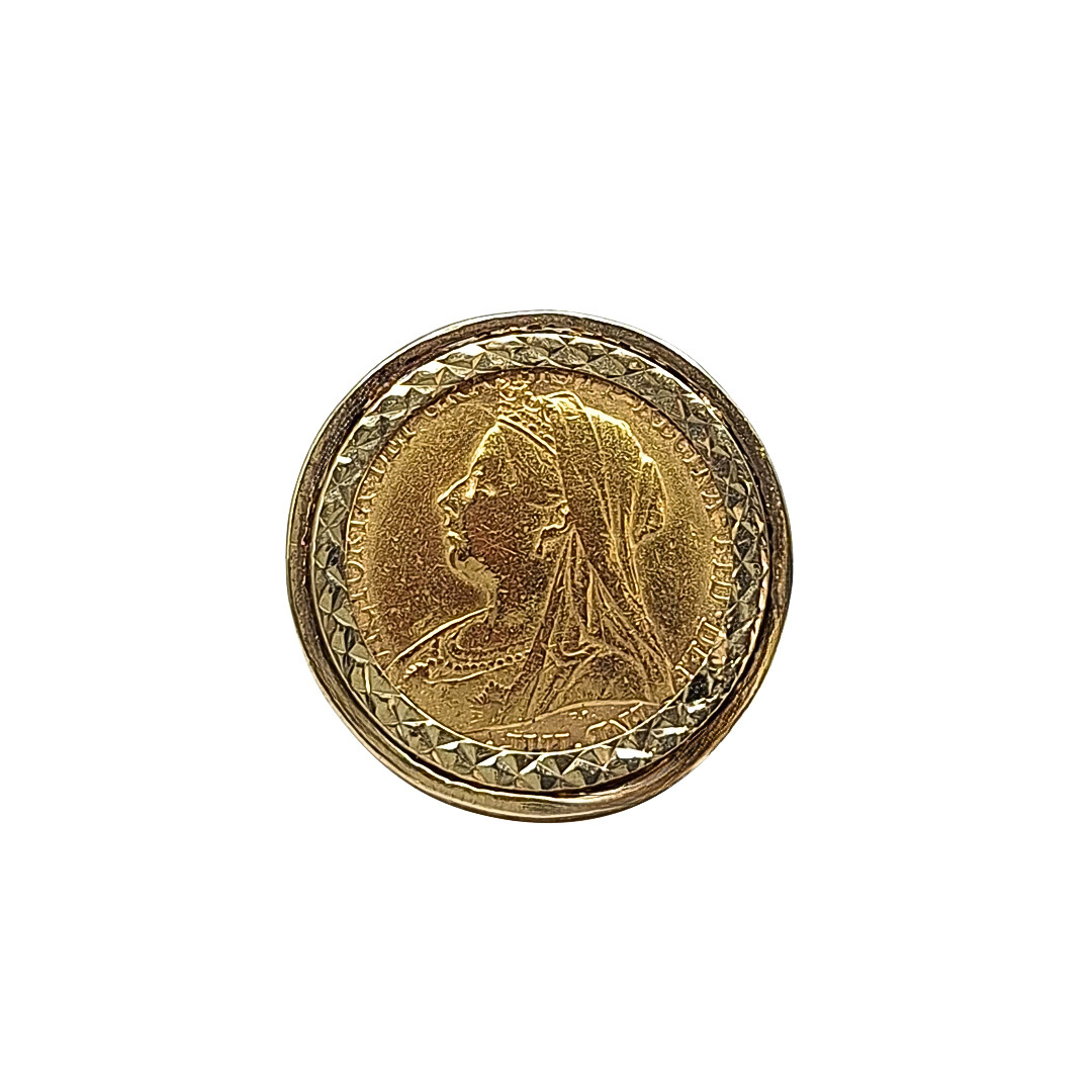 9ct Yellow Gold Full Sovereign Ring