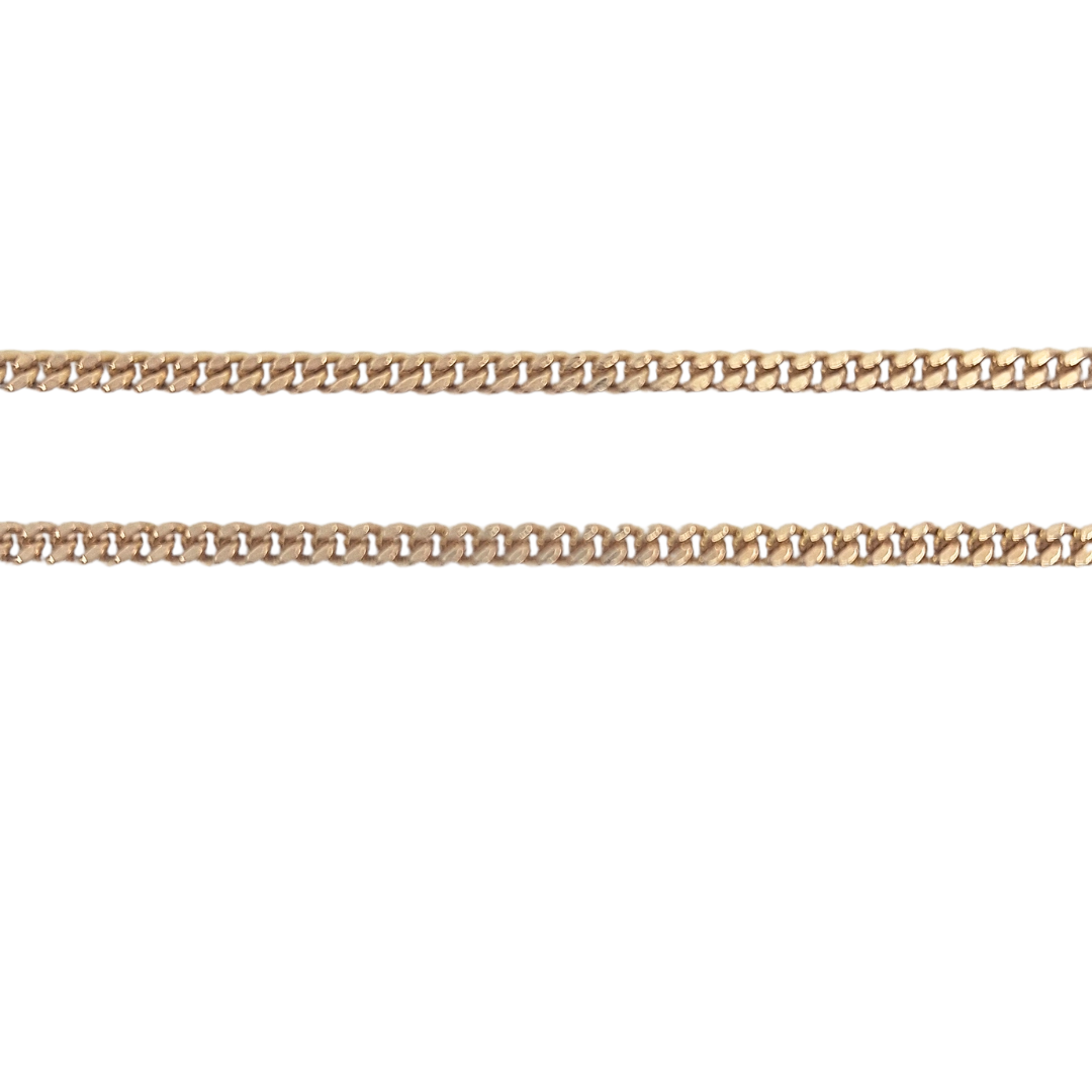 9ct Yellow Gold Curb Chain 20"