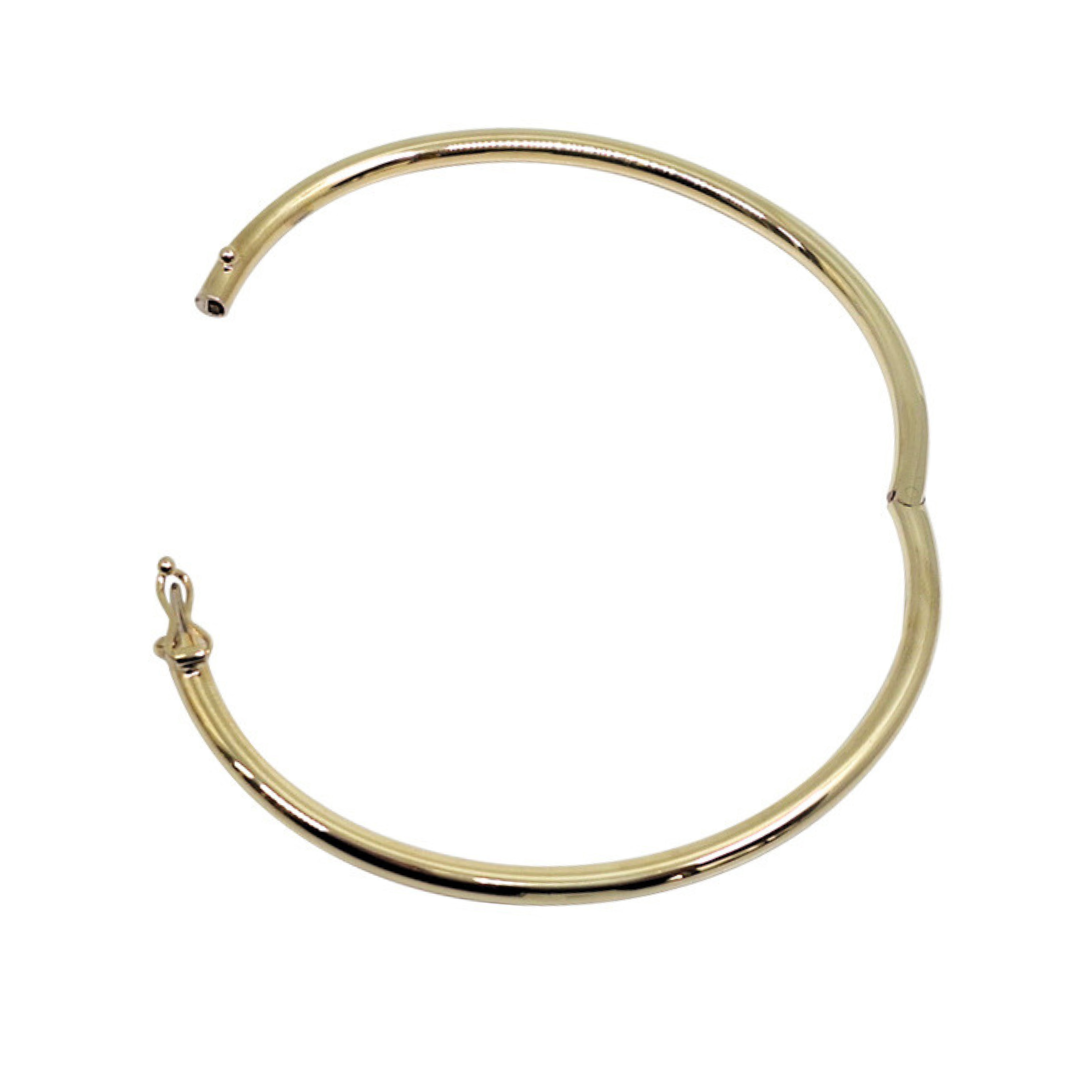 9ct Yellow Gold Hinged Bangle