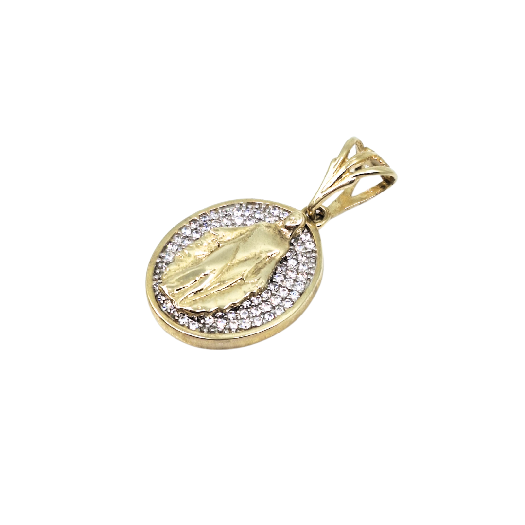 9ct Yellow Gold Jesus Pendant