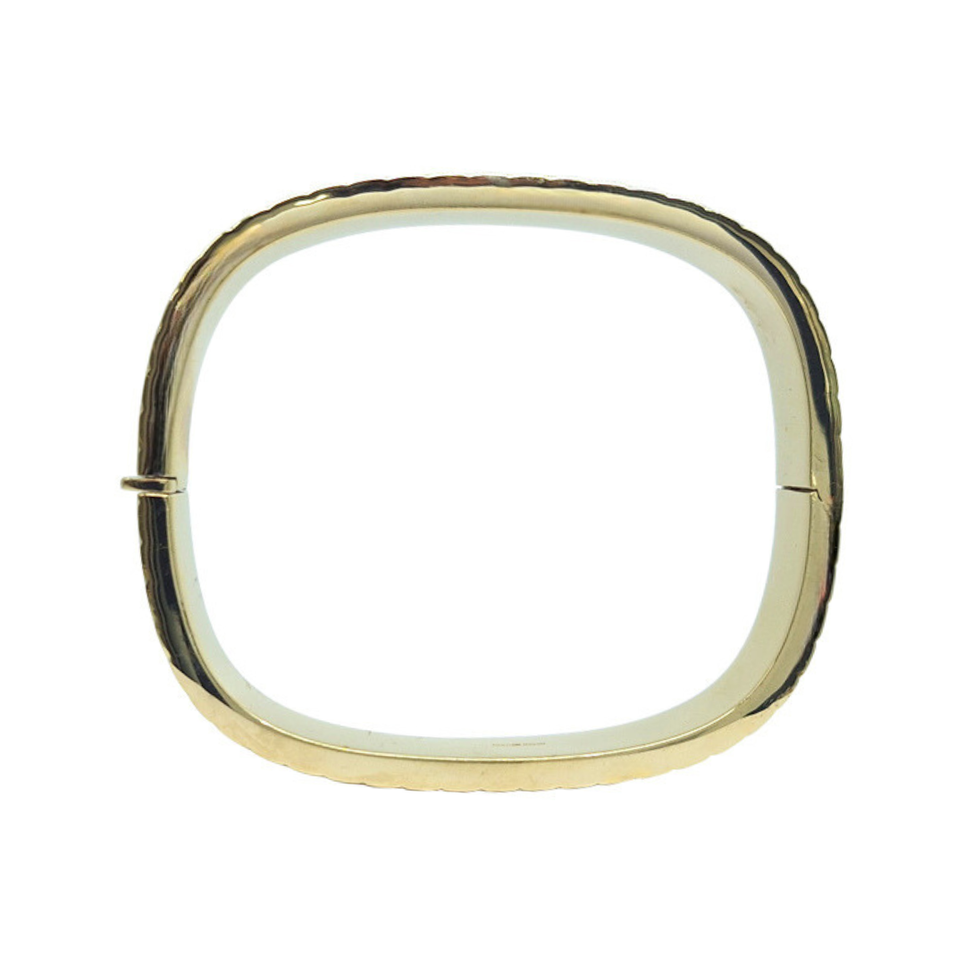 9ct Yellow Gold Hinged Bangle