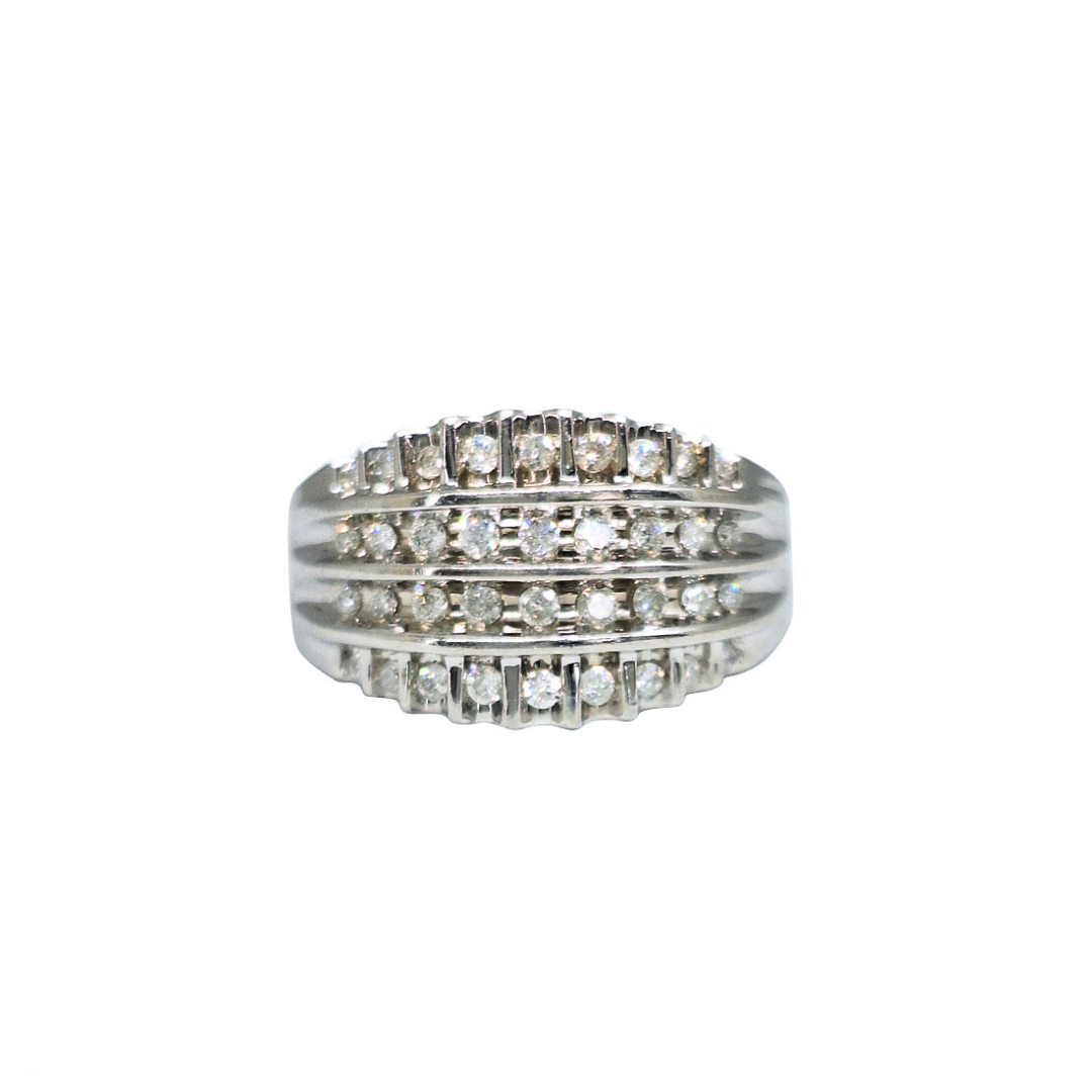 9ct Diamond Band Ring