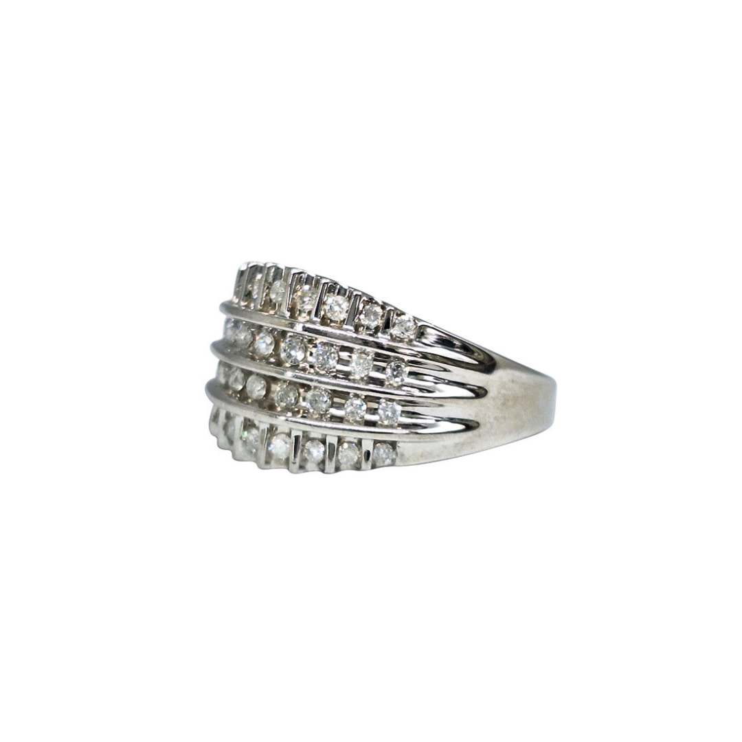 9ct Diamond Band Ring