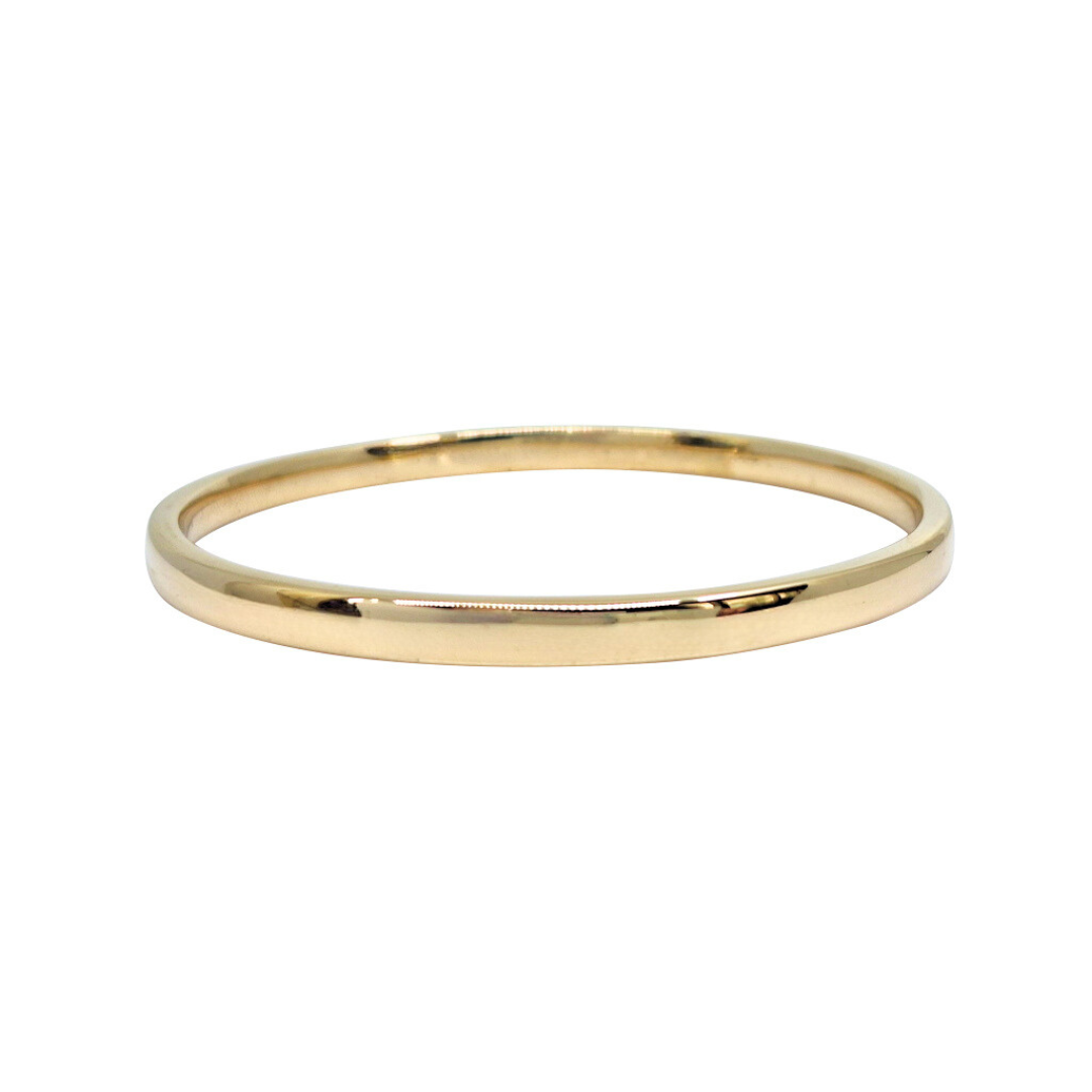 9ct Gold Solid Slave Bangle