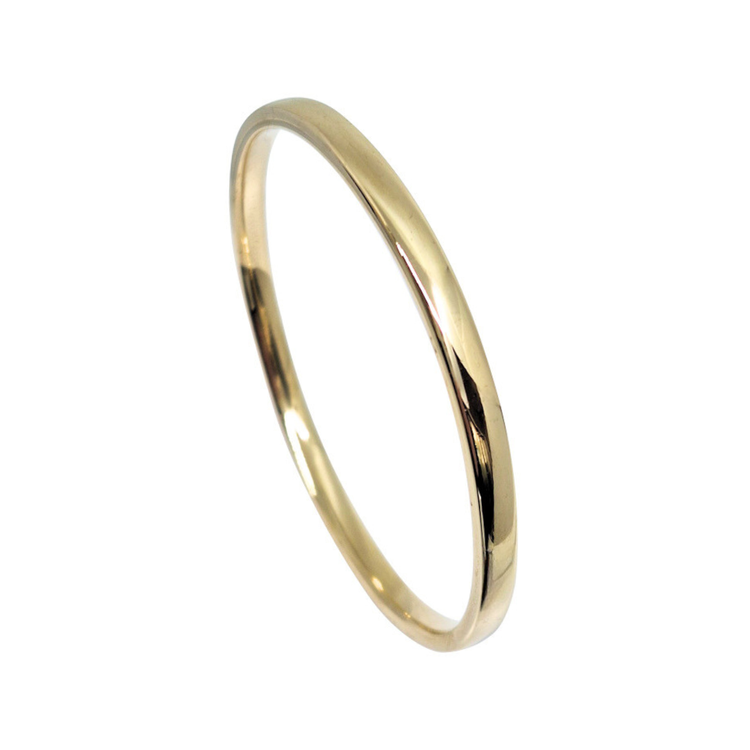 9ct Gold Solid Slave Bangle