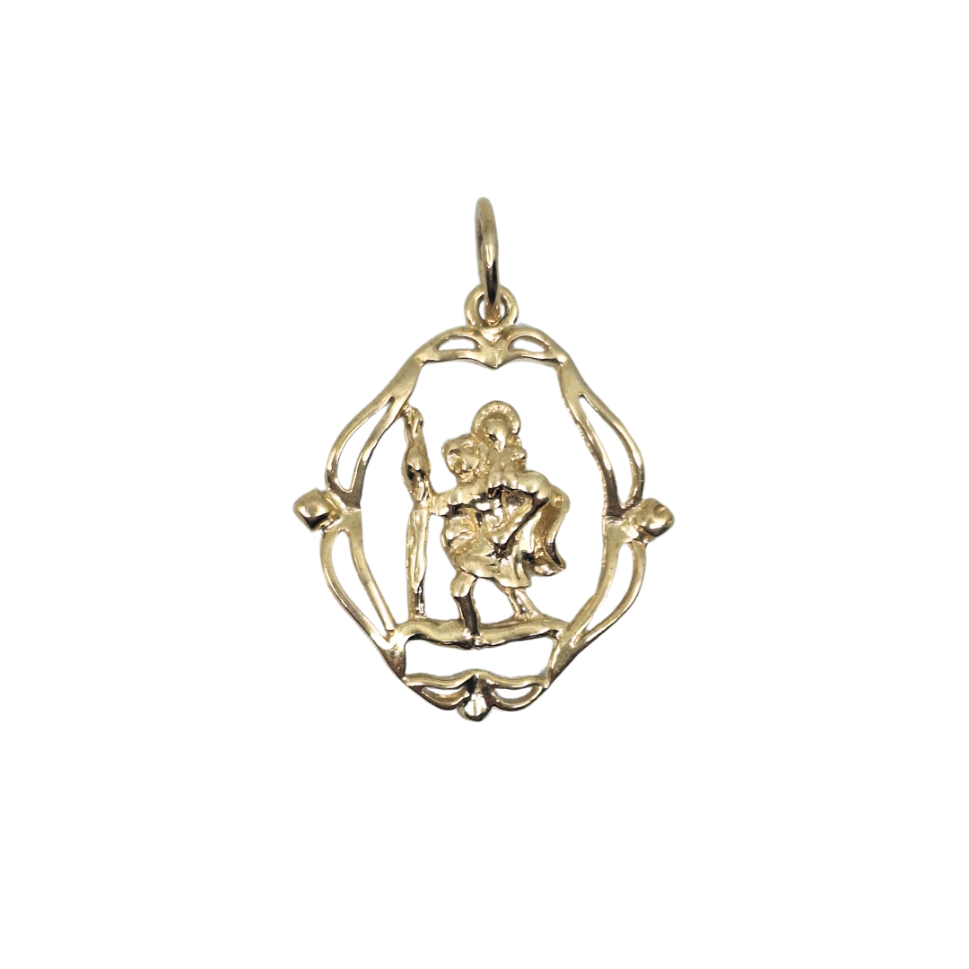 9ct Yellow Gold St Christopher