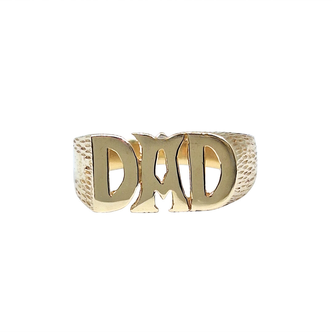 9ct Yellow Gold Dad Ring