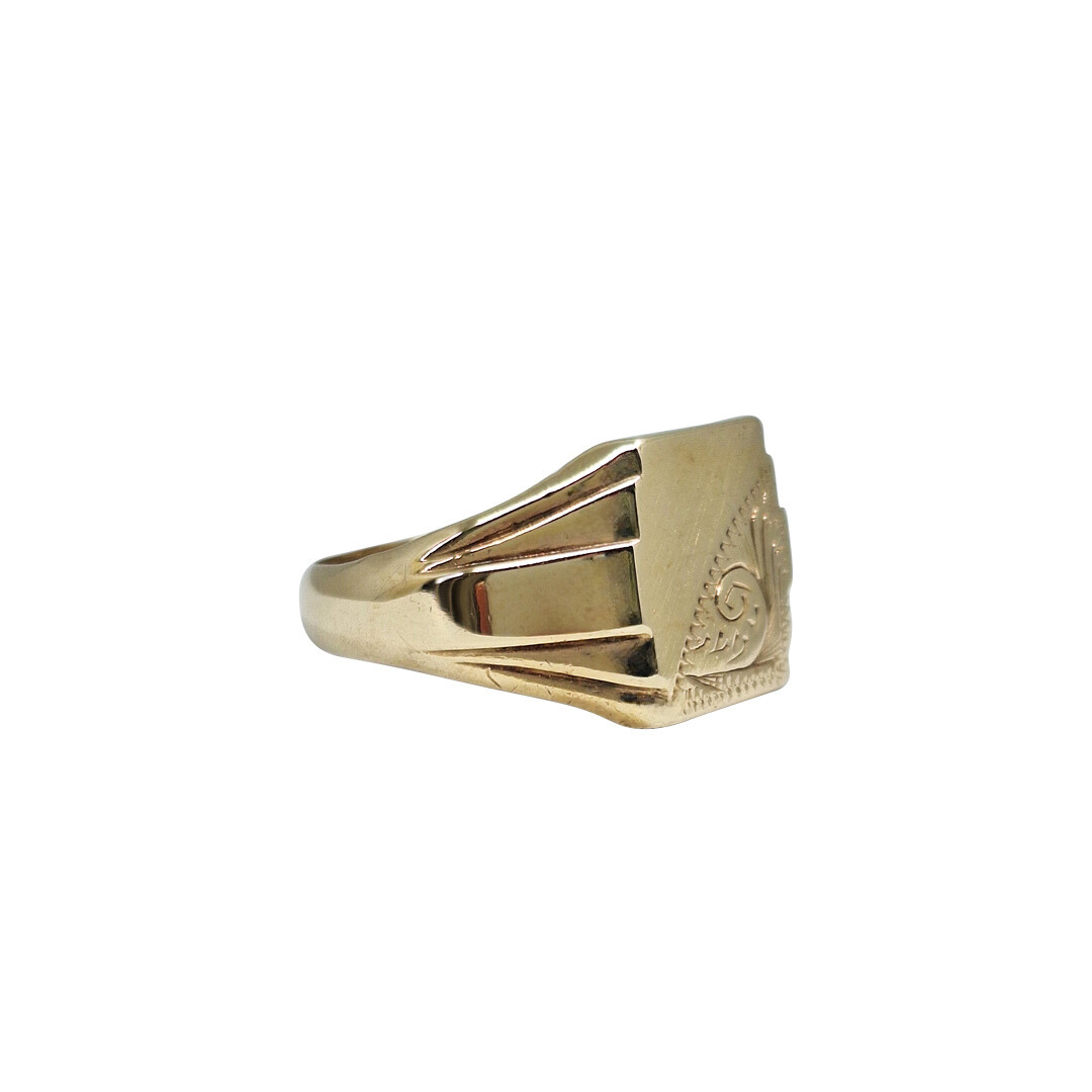 9ct Yellow Gold Signet Ring