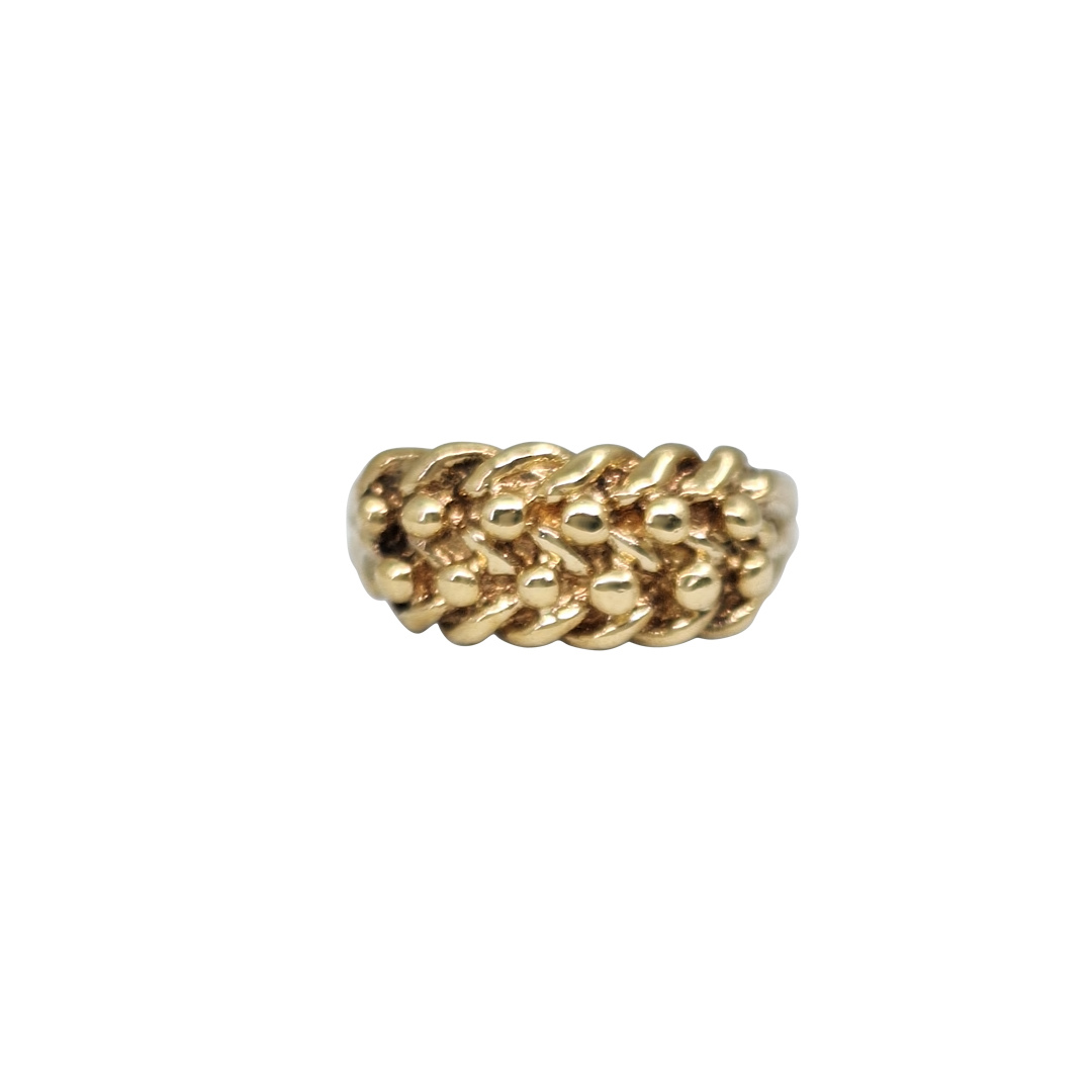 9ct Yellow Gold Keeper Ring