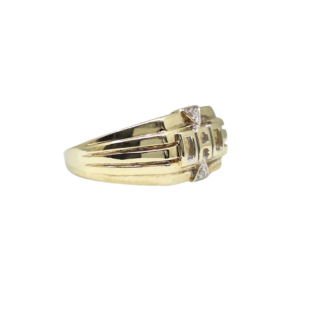 9ct Yellow Gold Dad Ring