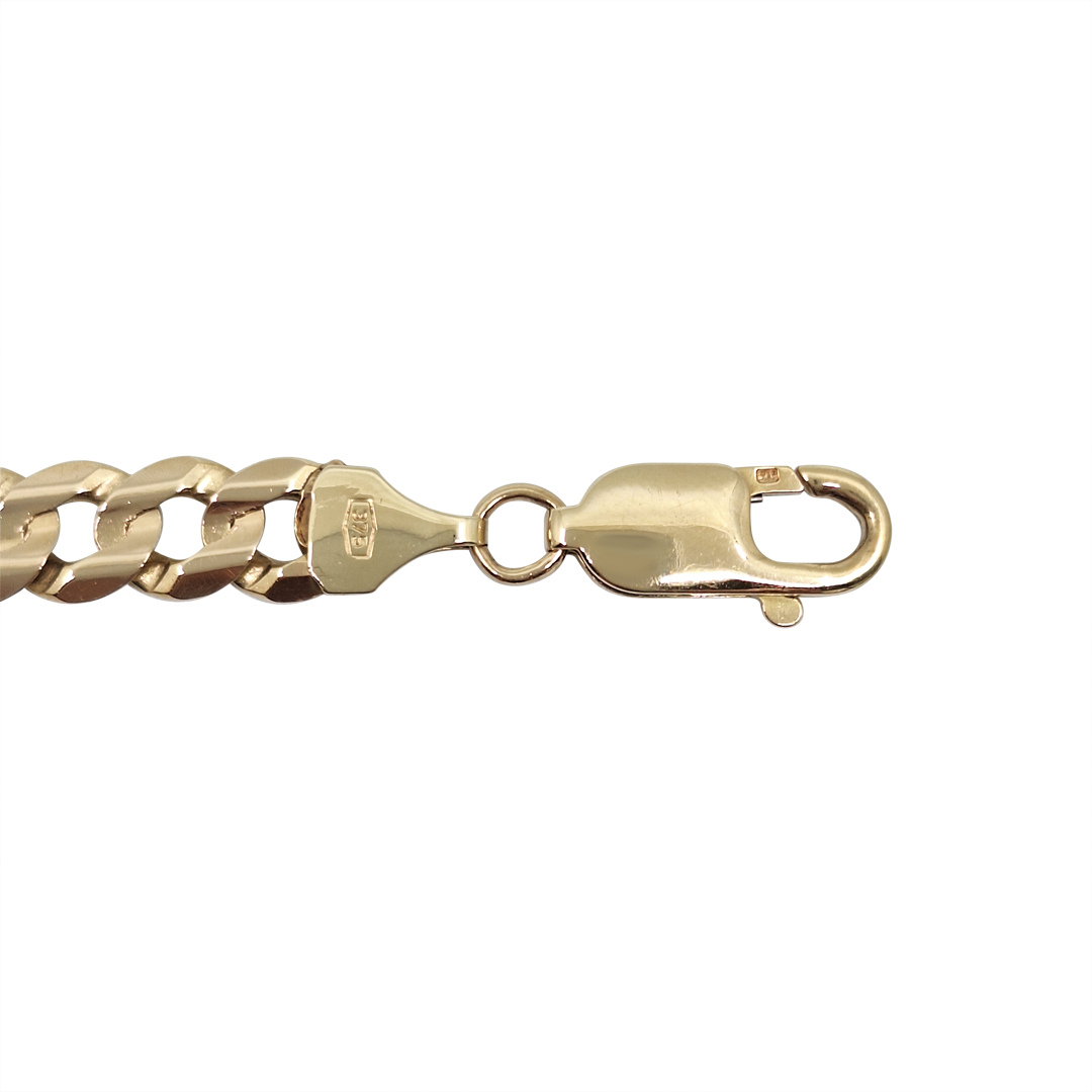 9ct Yellow Gold Curb Bracelet