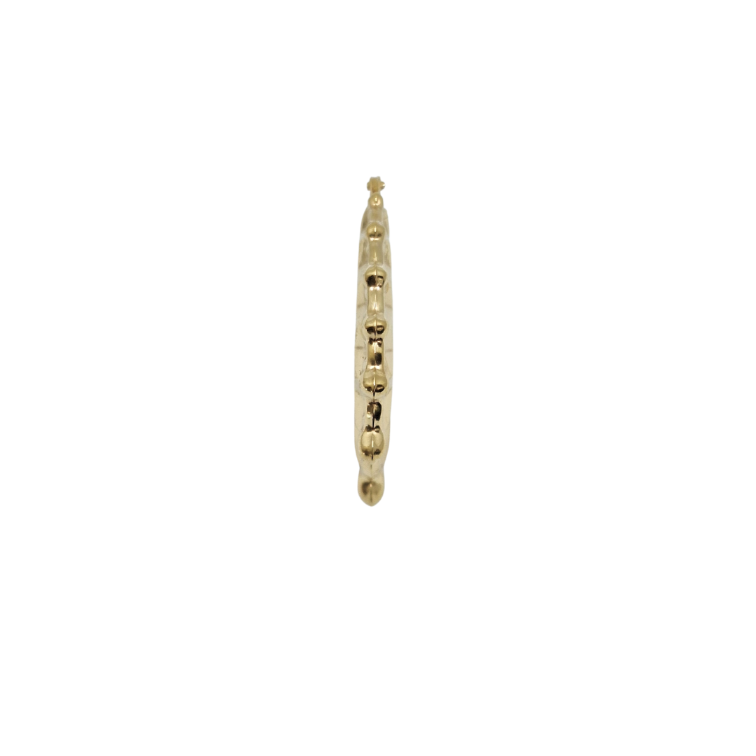 9ct Yellow Gold Creole Earrings