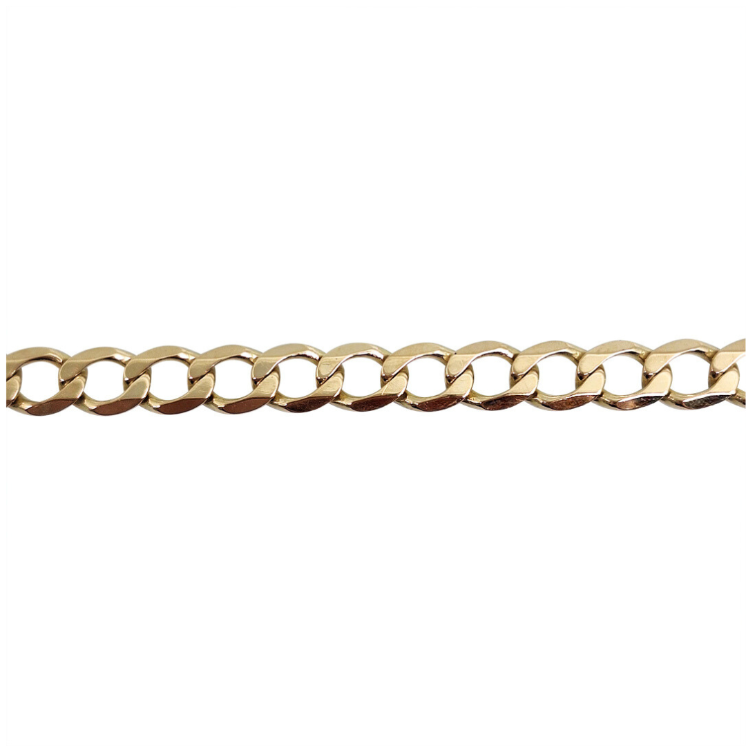 9ct Yellow Gold Curb Bracelet