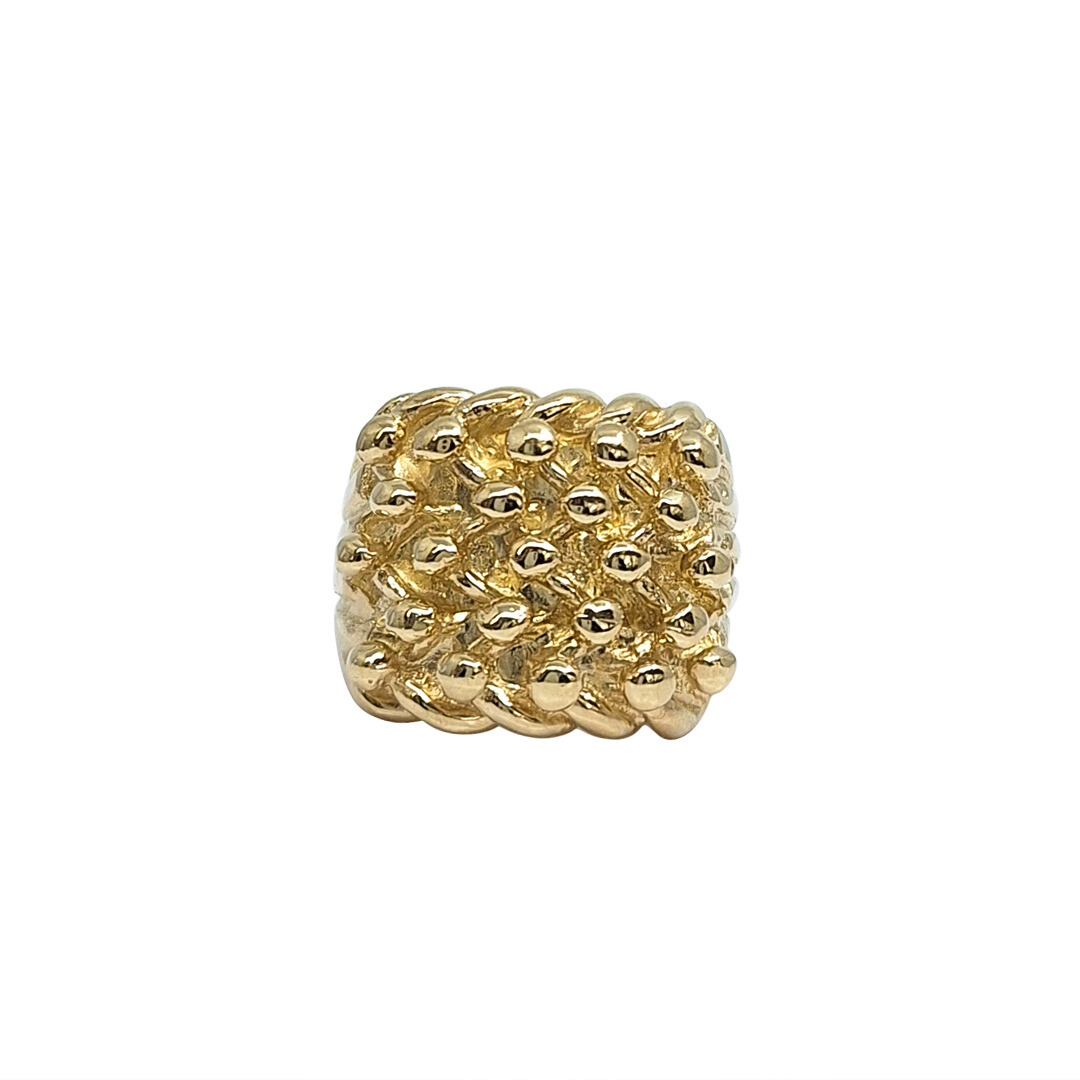 9ct Yellow Gold Keeper Ring