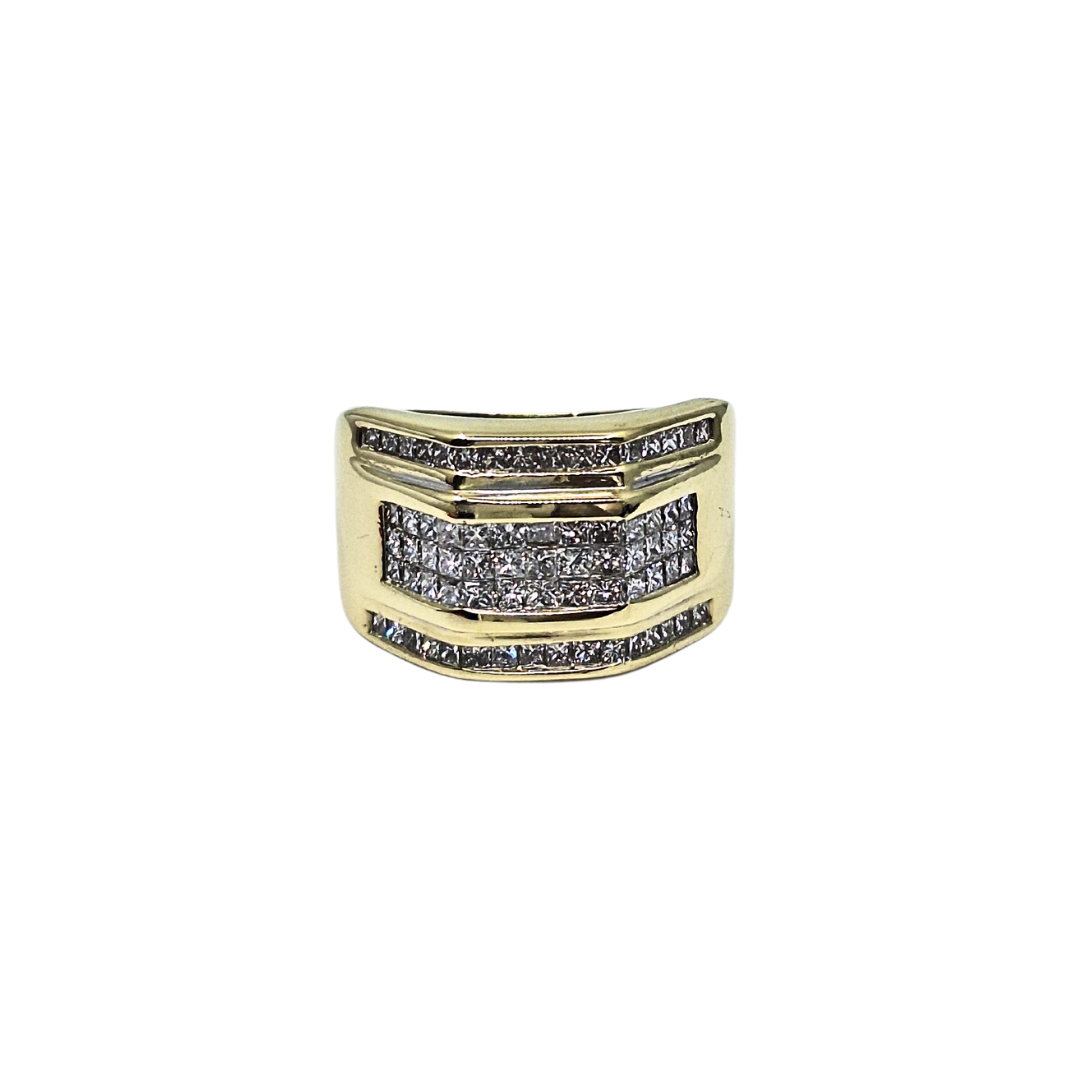 18ct Gents Diamond Ring