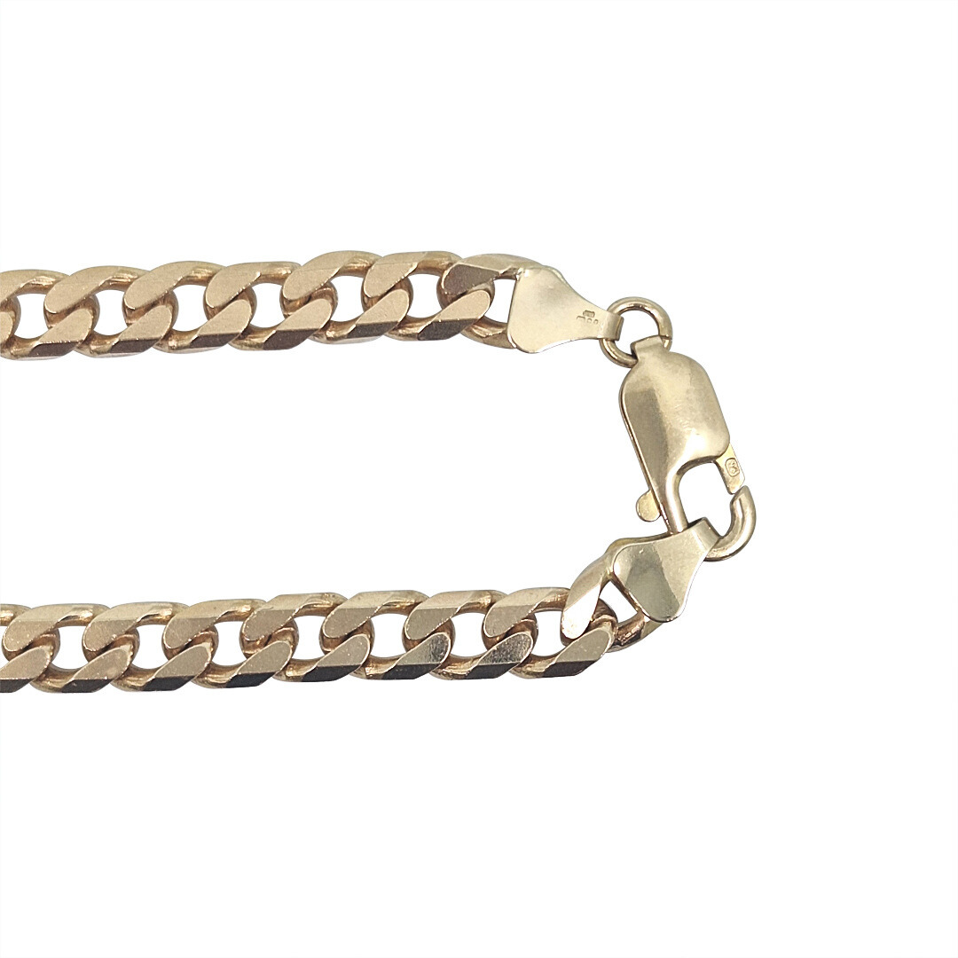 9ct Yellow Gold Curb Chain 24"