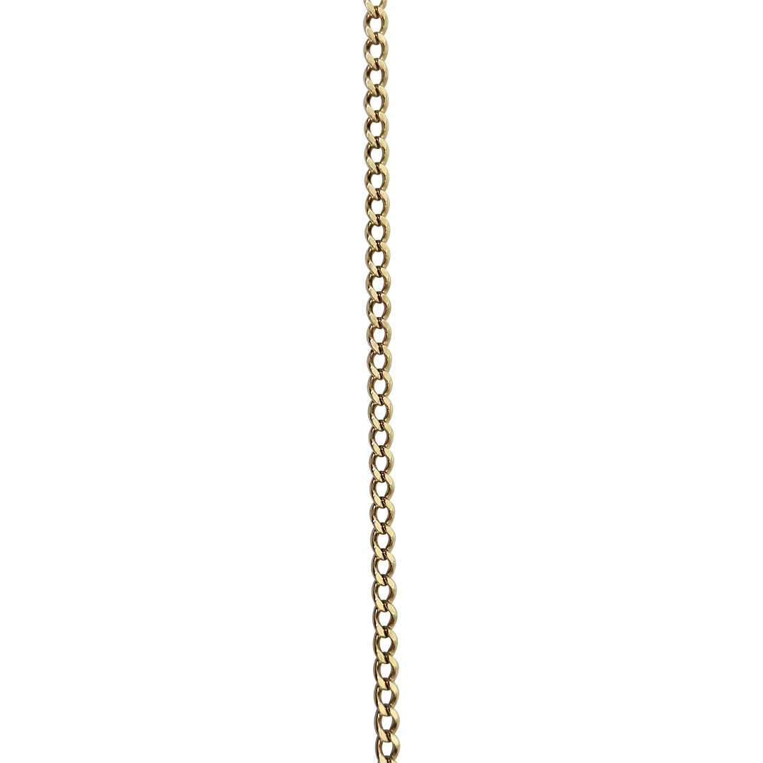 9ct Yellow Gold Curb Chain 19"