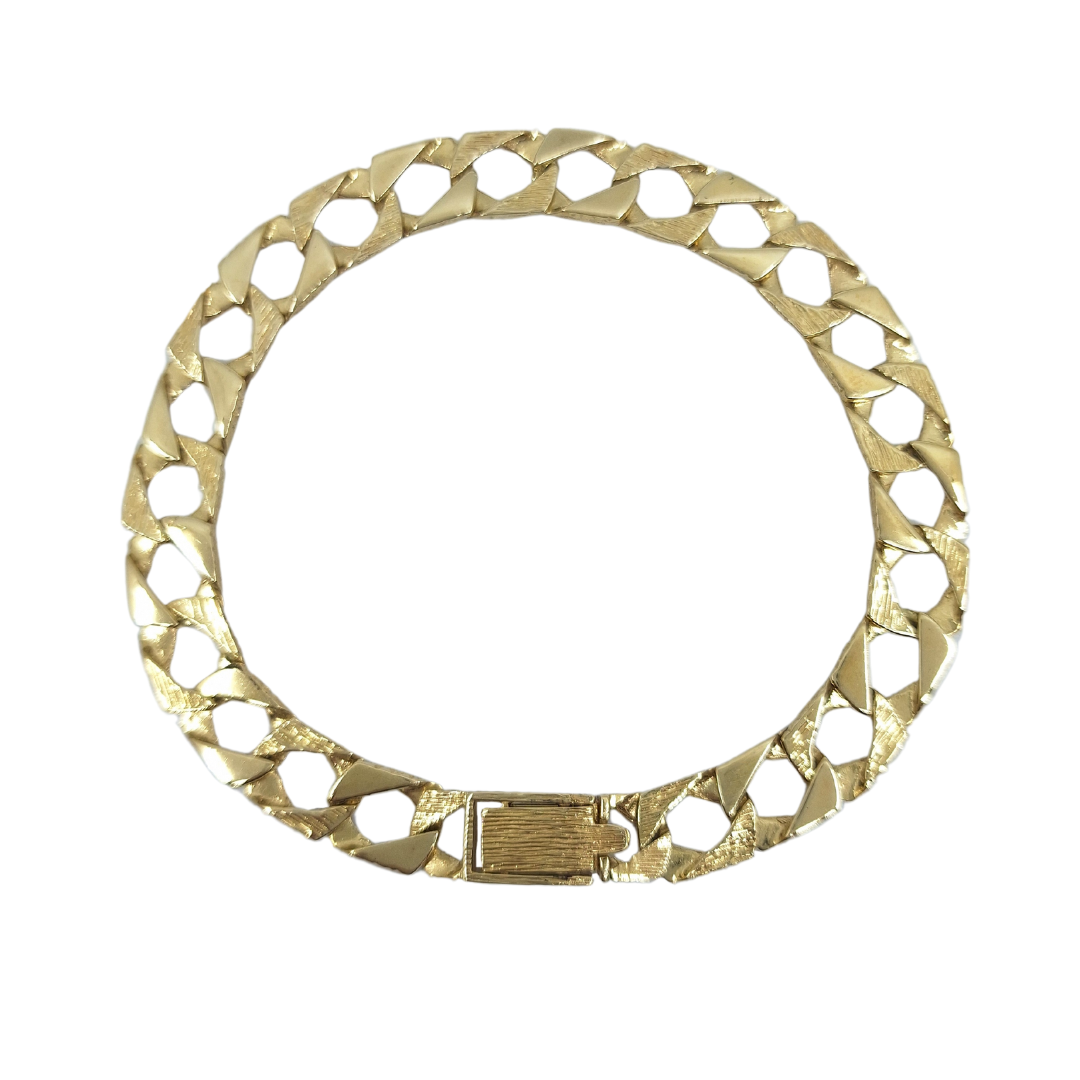 9ct Yellow Gold Chaps Bracelet