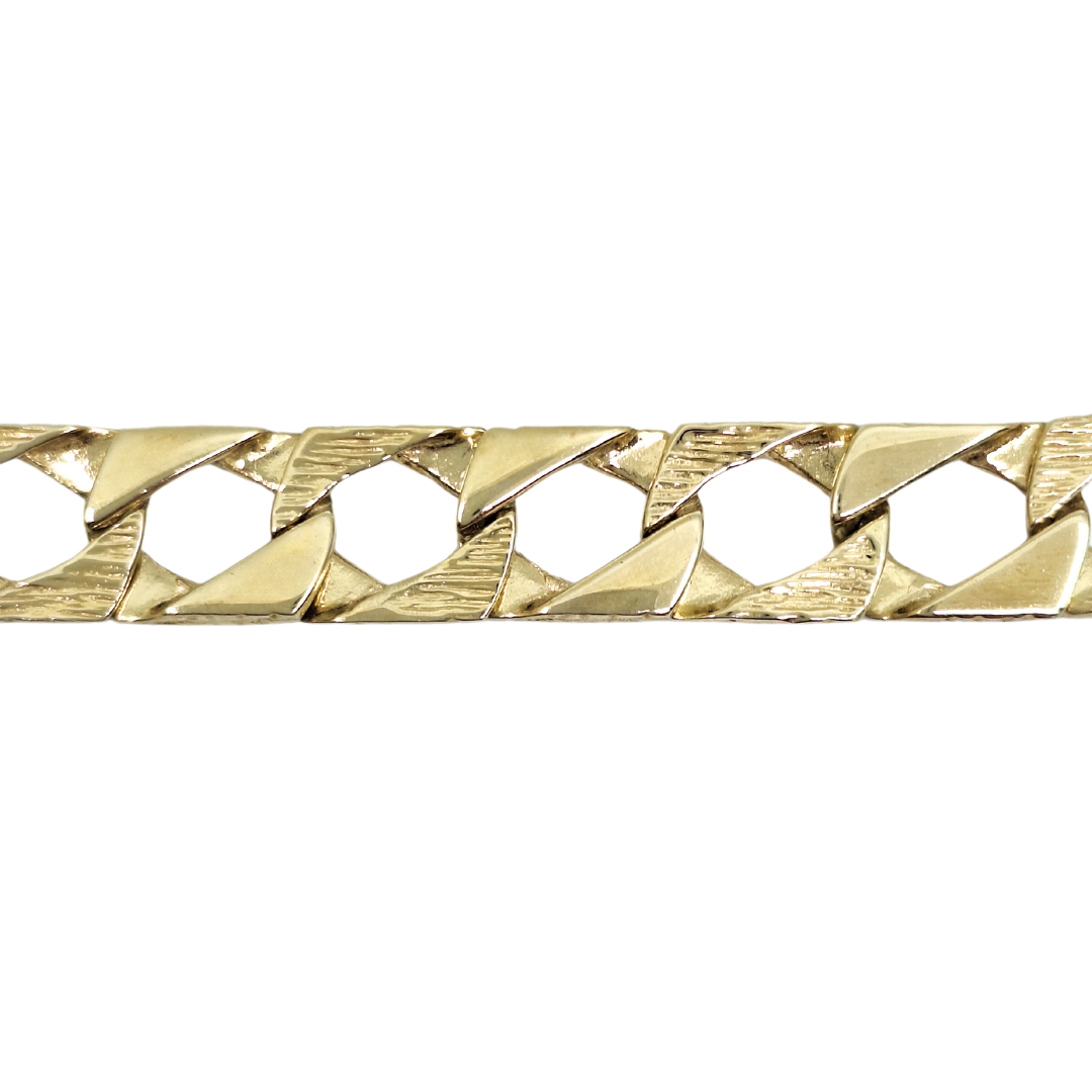 9ct Yellow Gold Chaps Bracelet