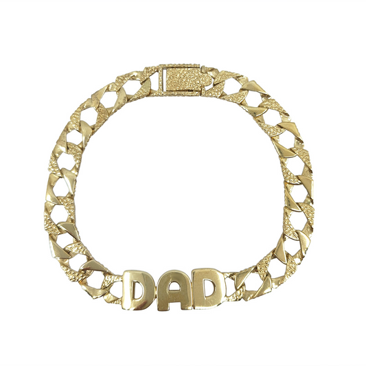 9ct Yellow Gold Dad Bracelet