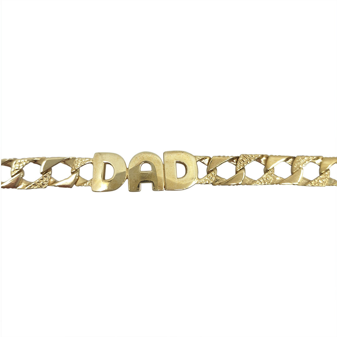 9ct Yellow Gold Dad Bracelet