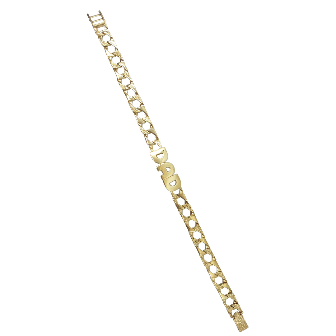 9ct Yellow Gold Dad Bracelet