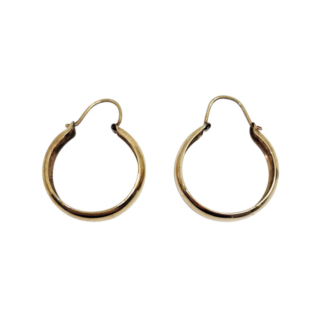 9ct Yellow Gold Hoop Earrings