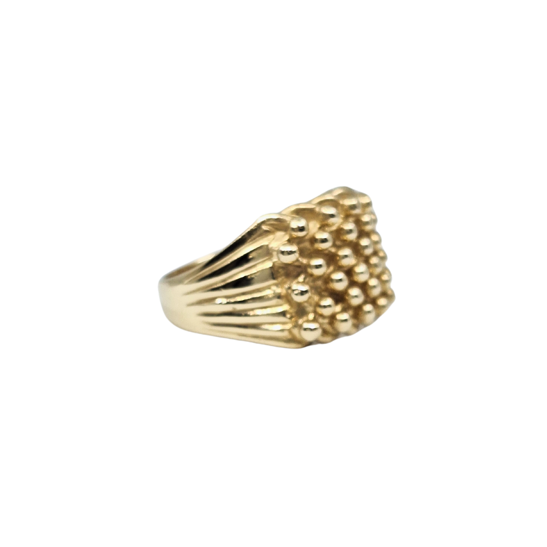 9ct Yellow Gold Keeper Ring