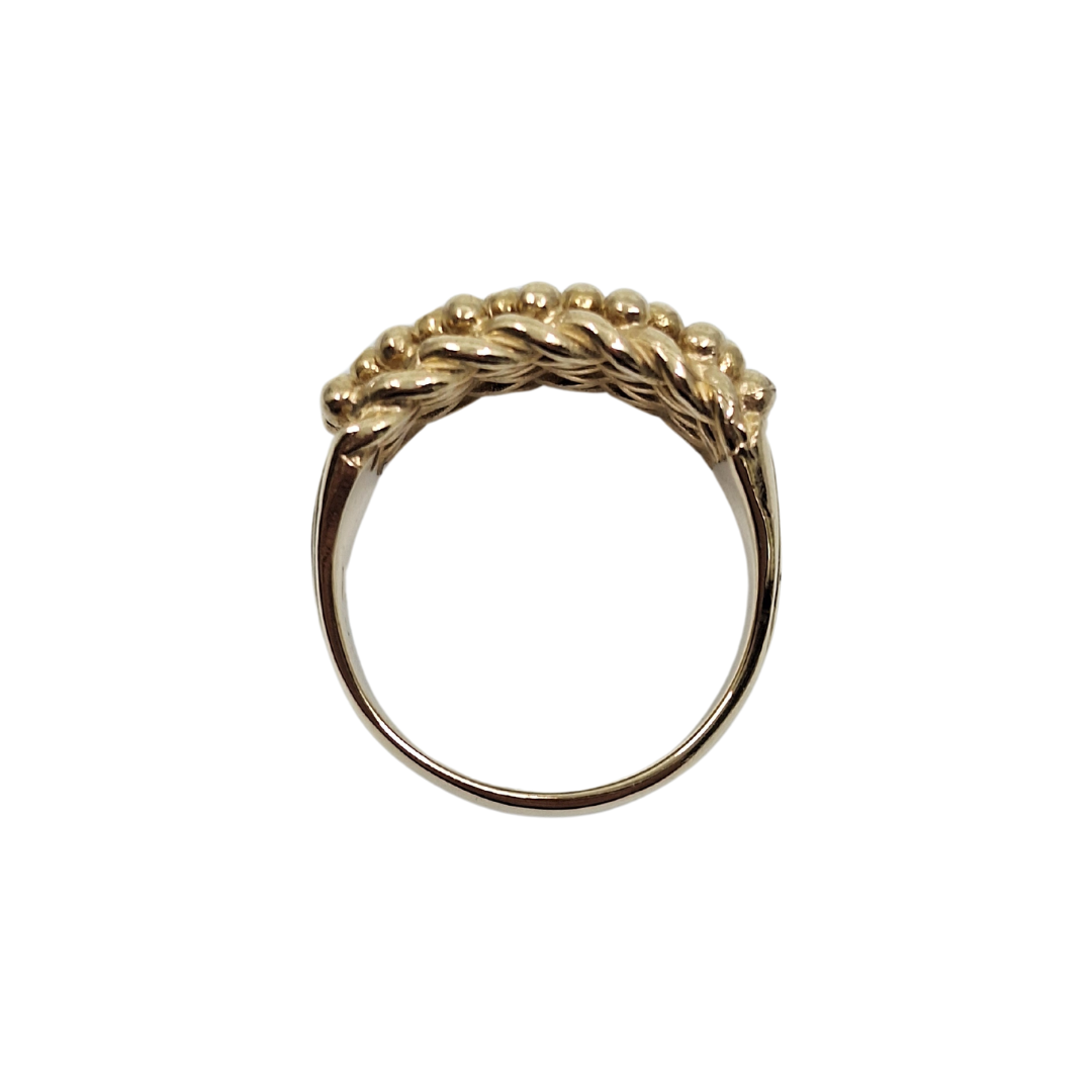 9ct Yellow Gold Keeper Ring