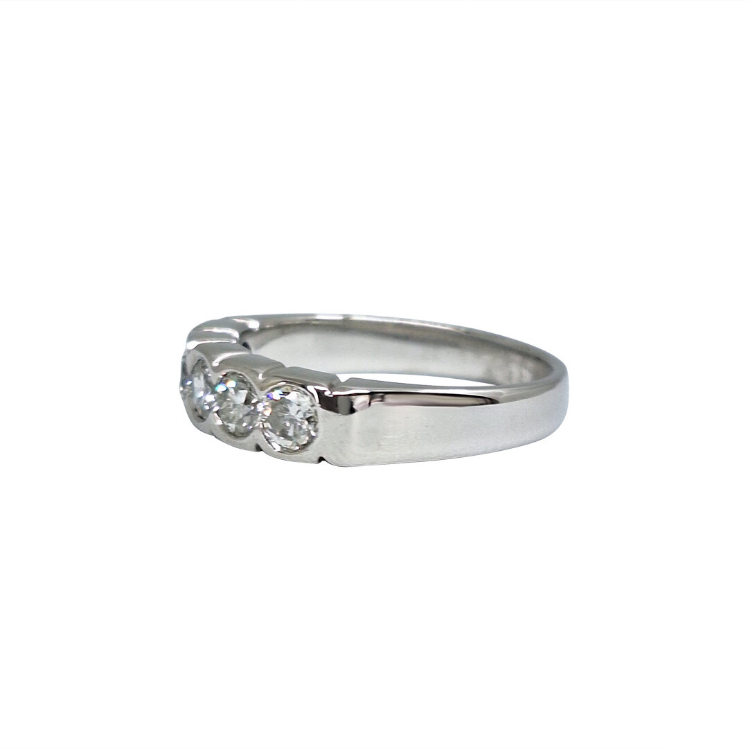 18ct White Gold Five Stone Diamond Ring