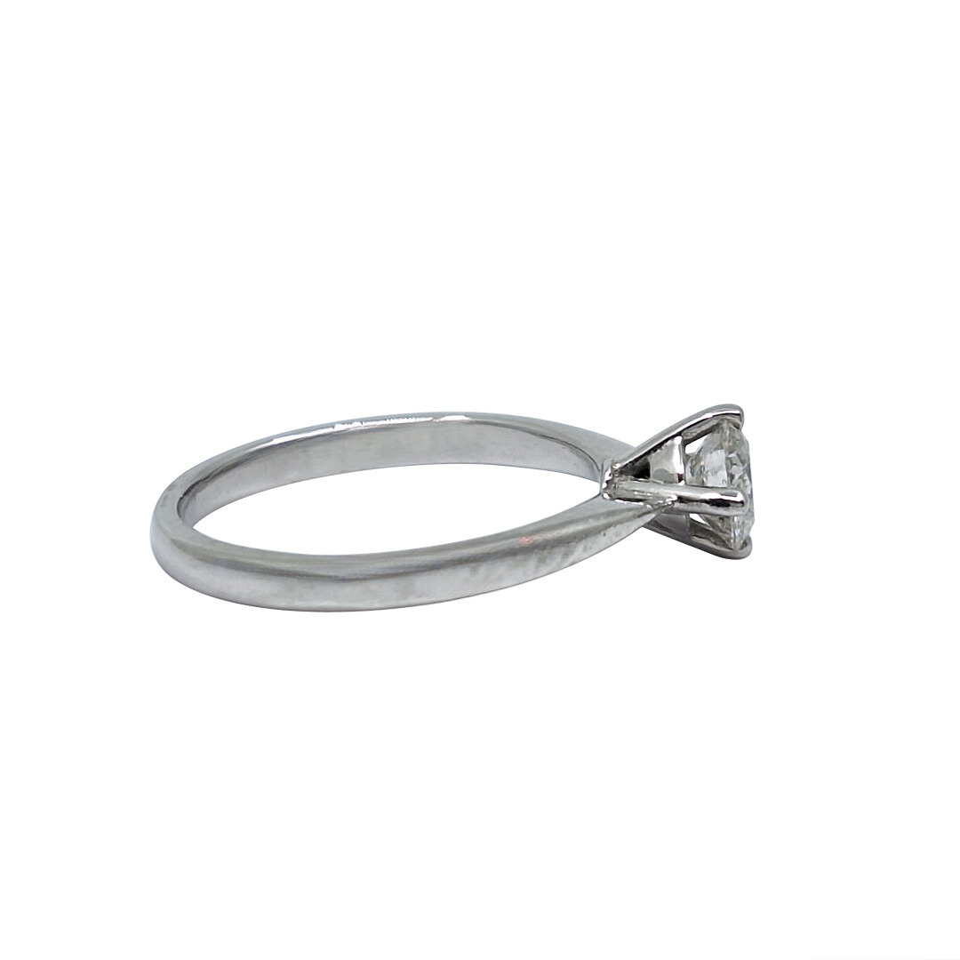 Palladium Diamond Solitaire Ring