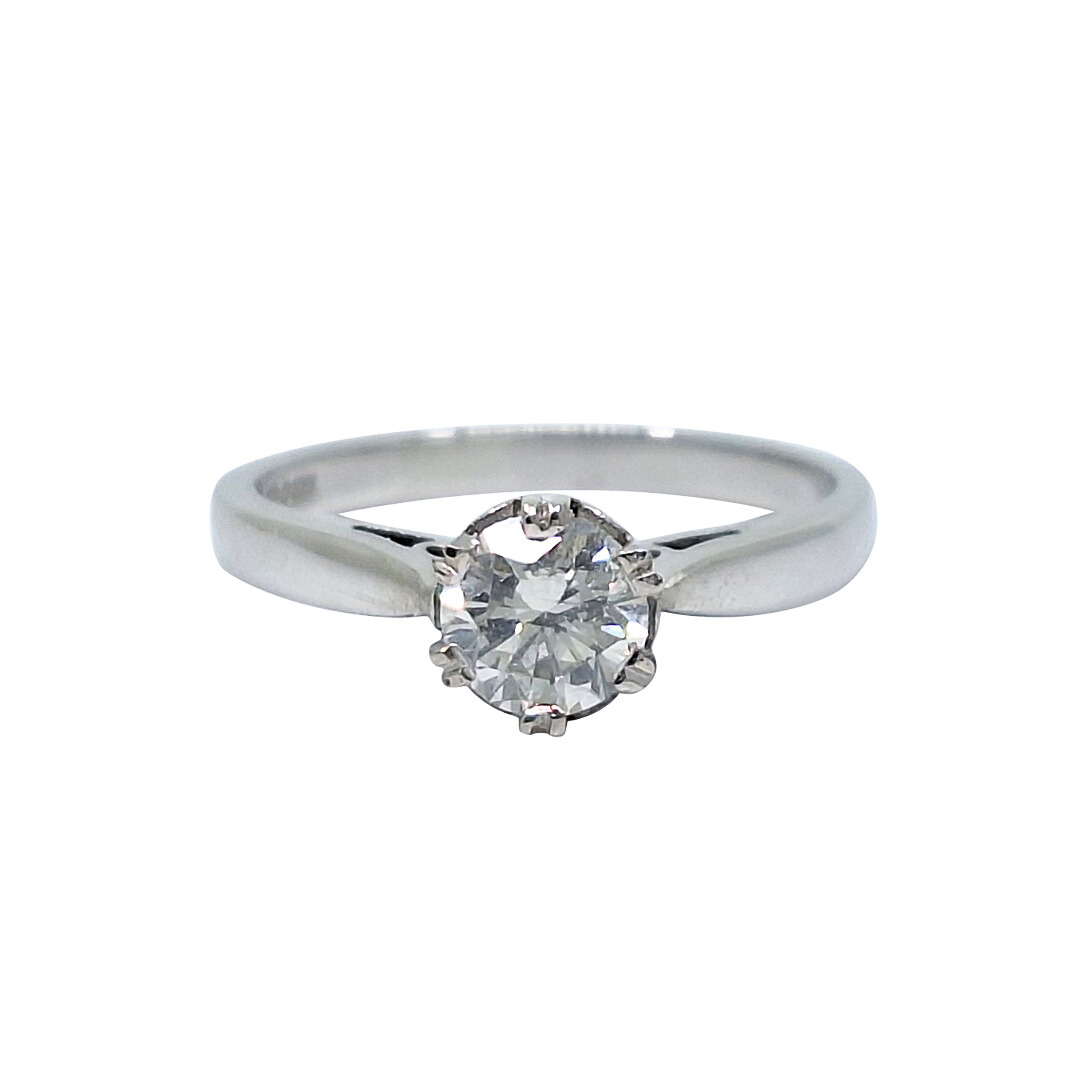 18ct White Gold Diamond Solitaire Ring