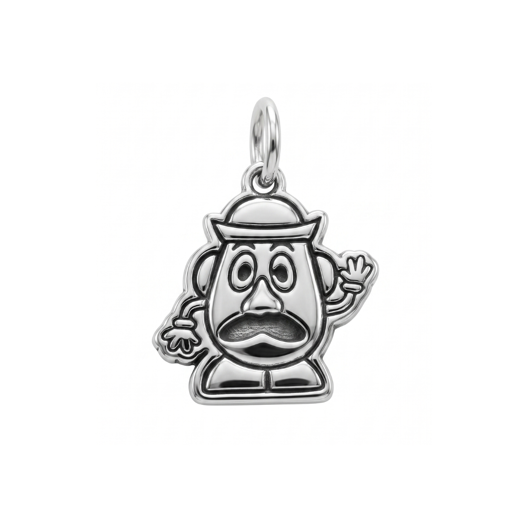 Sterling Silver Toy Potato Character Charm