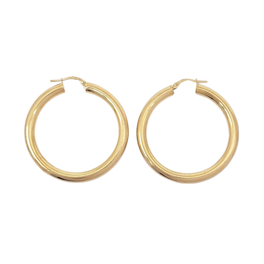 9ct Yellow Gold Hoops