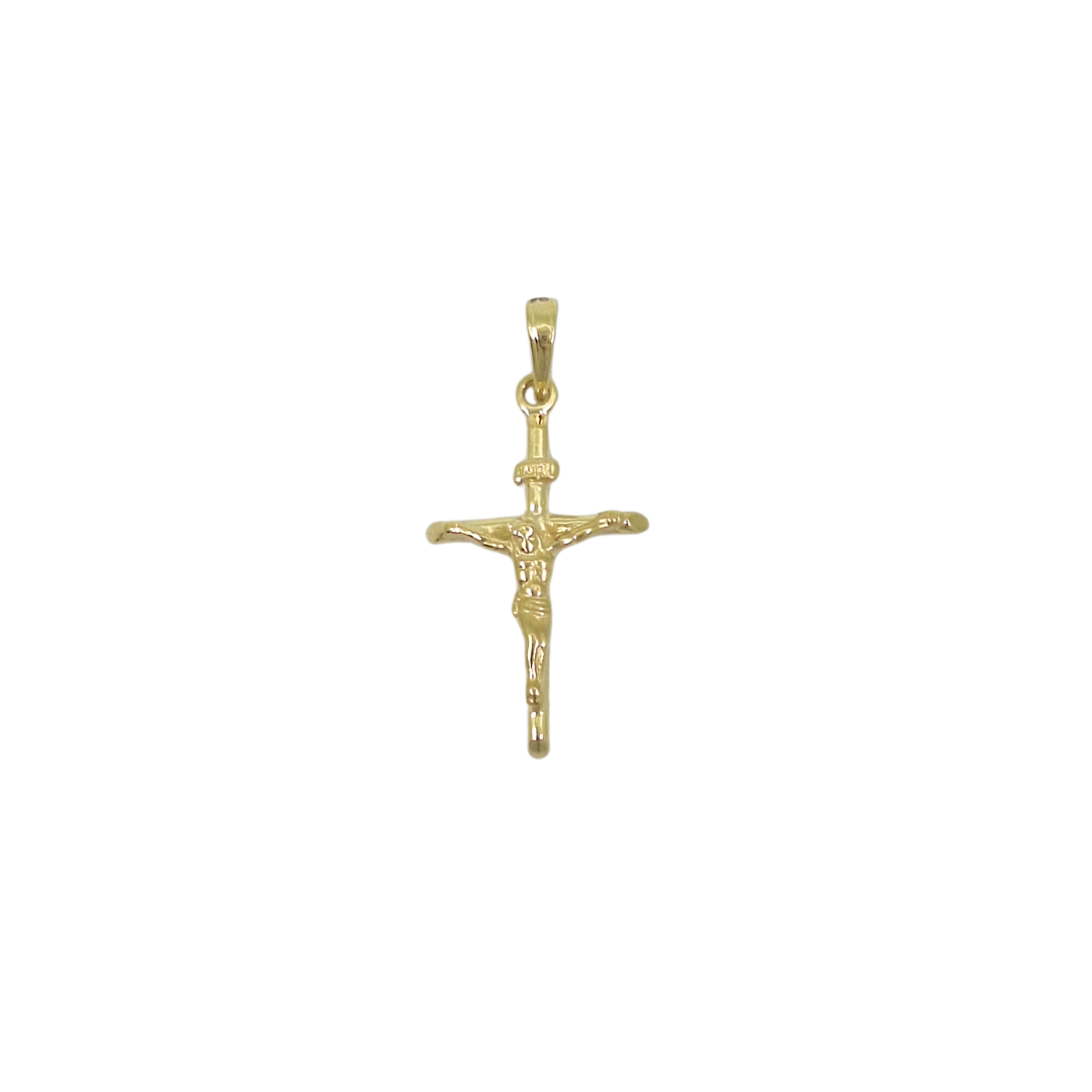 9ct Yellow Gold Crucifix