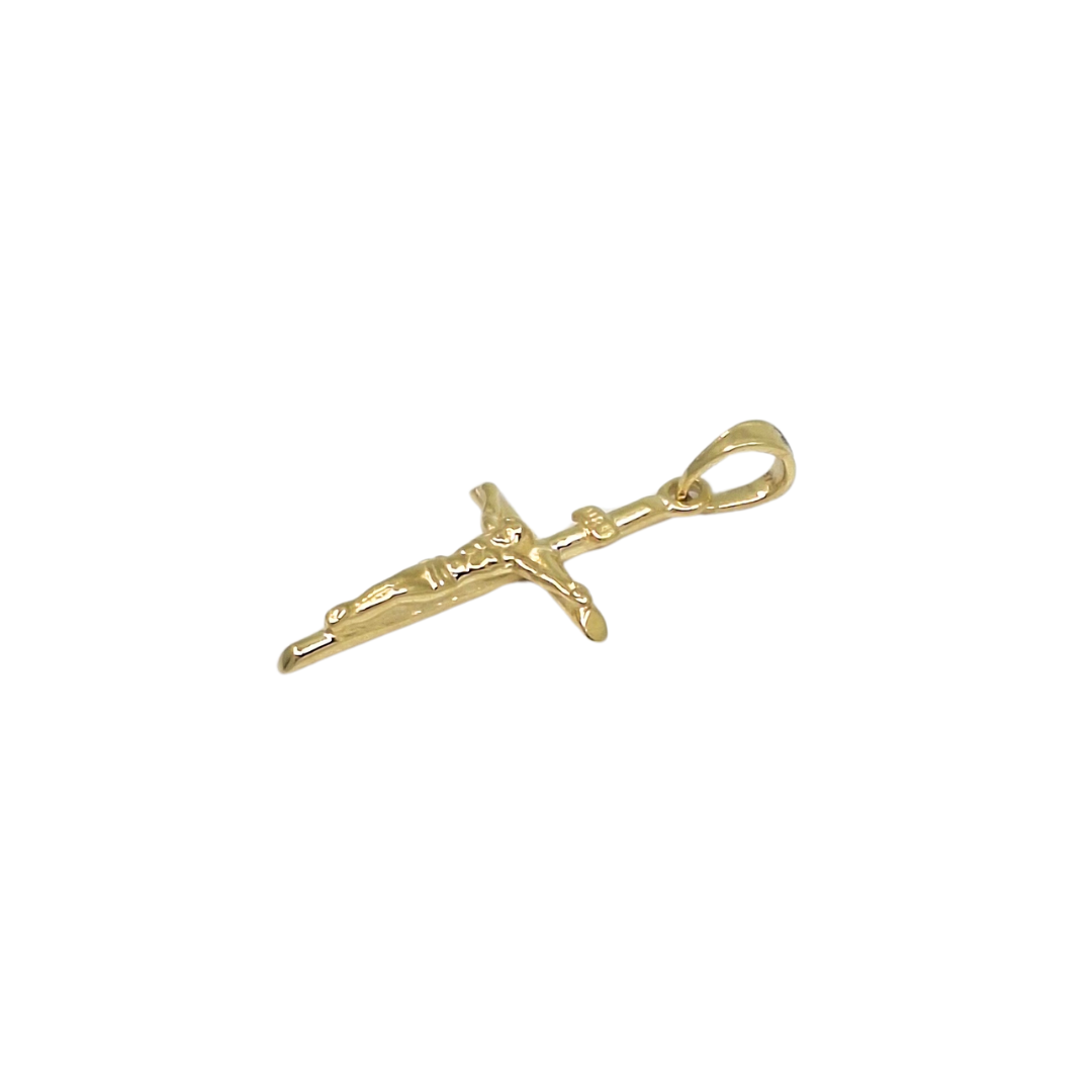 9ct Yellow Gold Crucifix