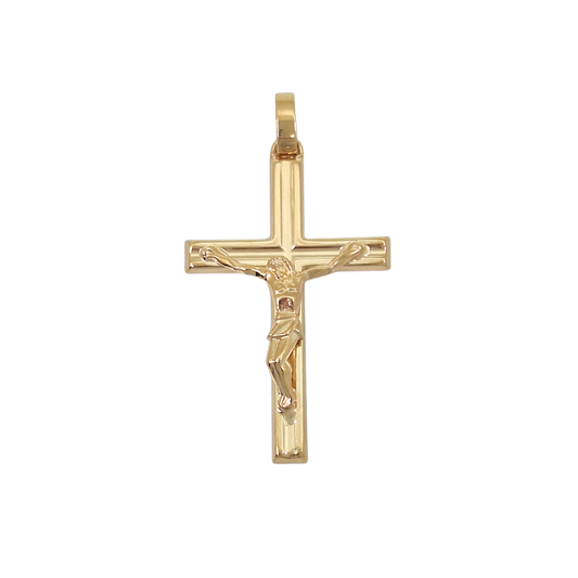 9ct Yellow Gold Crucifx
