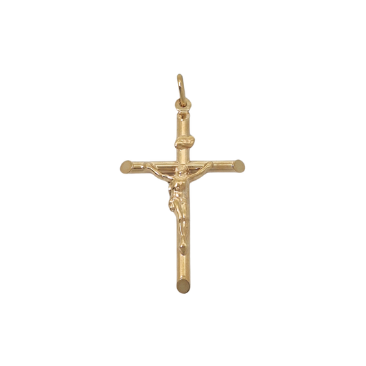 9ct Yellow Gold Crucifix