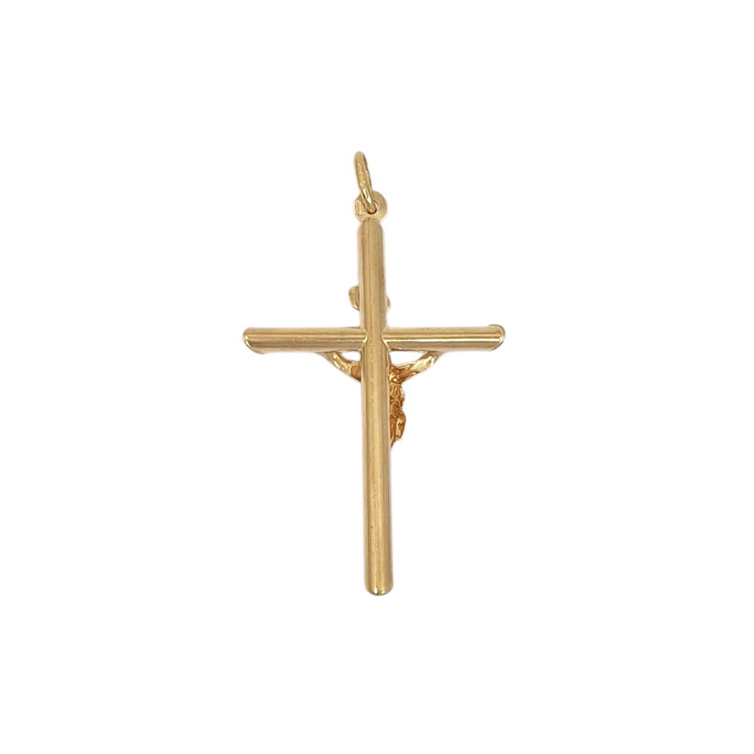 9ct Yellow Gold Crucifix