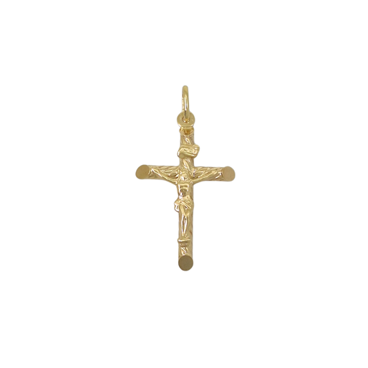 9ct Yellow Gold Crucifix