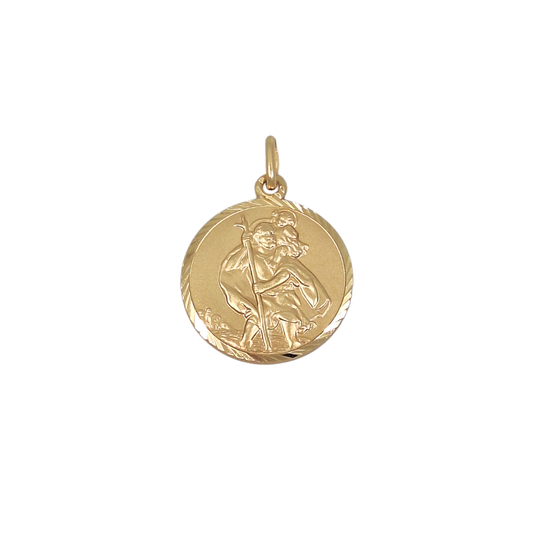 9ct Yellow Gold St Christopher